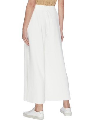 Back View - Click To Enlarge - CRUSH COLLECTION - Pleat Wide Crop Leg Pants