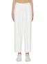 Main View - Click To Enlarge - CRUSH COLLECTION - Pleat Wide Crop Leg Pants