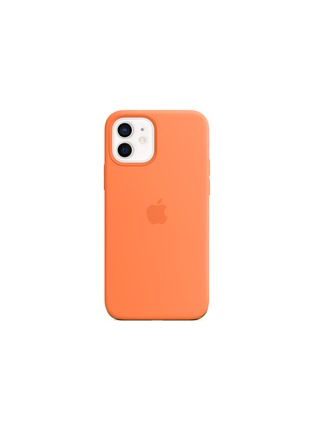 Main View - Click To Enlarge - APPLE - iPhone 12 Pro Silicone Case with MagSafe - Kumquat