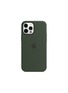 Main View - Click To Enlarge - APPLE - iPhone 12 Pro Max Silicone Case with MagSafe - Cyprus Green