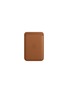Main View - Click To Enlarge - APPLE - iPhone Leather Wallet with MagSafe - Saddle Brown