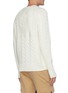 Back View - Click To Enlarge - ALEXANDER MCQUEEN - Skull cable knit panel sweater
