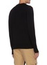 Back View - Click To Enlarge - ALEXANDER MCQUEEN - Initial embroidered sweater
