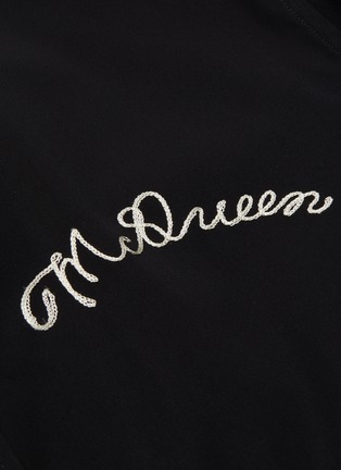 - ALEXANDER MCQUEEN - Logo embroidered short sleeve shirt