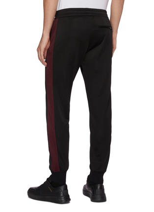 Back View - Click To Enlarge - ALEXANDER MCQUEEN - Contrast tape jogging pants