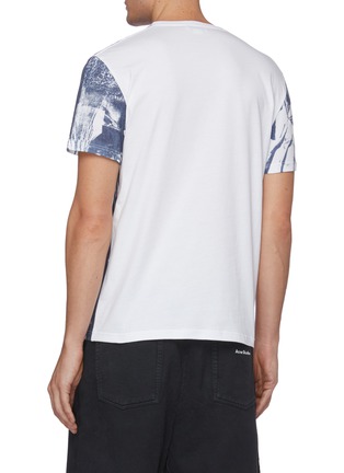Back View - Click To Enlarge - ALEXANDER MCQUEEN - X Ray print cotton T-shirt