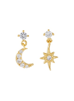 Main View - Click To Enlarge - GIRLS CREW - 'STARRY NIGHT' Cubic Earrings