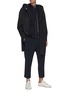 Figure View - Click To Enlarge - THEORY - 'DUTTON DF COOL' Hooded Cashmere Wool Blend Long Coat