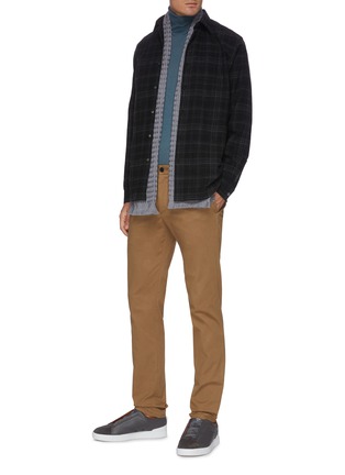 Figure View - Click To Enlarge - THEORY - IRVING' Plaid Flannel Shirt
