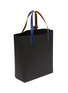 Detail View - Click To Enlarge - MARNI - Logo print cellulose shopping bag tote