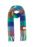 Main View - Click To Enlarge - ACNE STUDIOS - Check Fringe Scarf