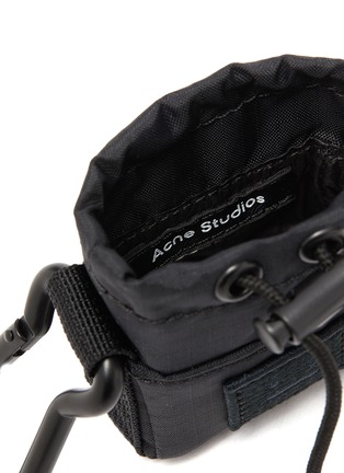 Detail View - Click To Enlarge - ACNE STUDIOS - Face Patch Drawstring Airpod Case