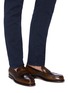 Figure View - Click To Enlarge - SANTONI - 'QUENTIN' Leather Penny Loafers