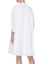 Back View - Click To Enlarge - ALEXANDER MCQUEEN - Balloon Sleeve Half Placket Shirt Dress