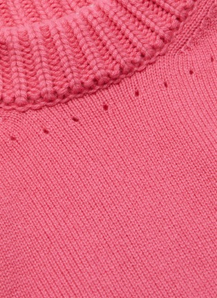  - ALEXANDER MCQUEEN - Crop cashmere sweater