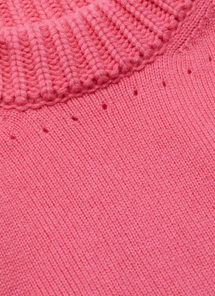  - ALEXANDER MCQUEEN - Crop cashmere sweater