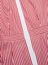  - ALEXANDER MCQUEEN - Asymmetric Hem Stripe Fitted Shirt