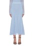 Main View - Click To Enlarge - ALEXANDER MCQUEEN - Lace knit maxi skirt