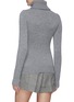 Back View - Click To Enlarge - ALEXANDER MCQUEEN - Pearl embellished  high neck sweater