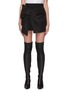 Main View - Click To Enlarge - ALEXANDER MCQUEEN - Front Bow Panel High Waist Shorts
