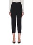 Main View - Click To Enlarge - ALEXANDER MCQUEEN - High Waist Centre Crease Crop Fitted Pants
