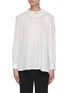 Main View - Click To Enlarge - ALEXANDER MCQUEEN - Drape scarf top