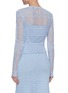 Back View - Click To Enlarge - ALEXANDER MCQUEEN - Lace knit top