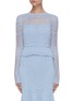 Main View - Click To Enlarge - ALEXANDER MCQUEEN - Lace knit top