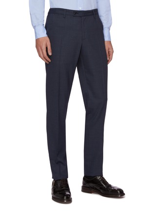 Detail View - Click To Enlarge - LARDINI - Micro check wool blend suit