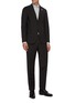 Front View - Click To Enlarge - LARDINI - Wool blend suit