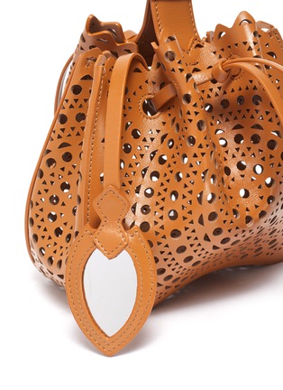  - ALAÏA - ROSE MARIE' PERFORATED LEATHER CLUTCH