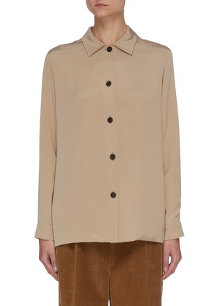 Main View - Click To Enlarge - THE ROW - Spread Collar Silk Shirt