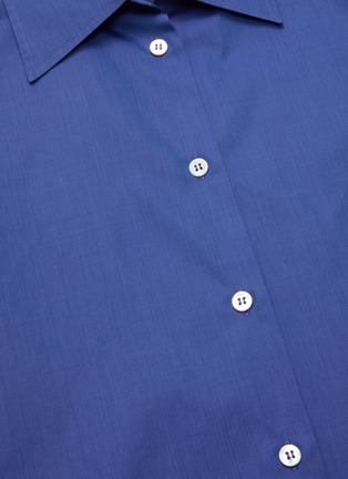  - THE ROW - 'Gianluca' Sleeve Slit Button-up Cotton Shirt