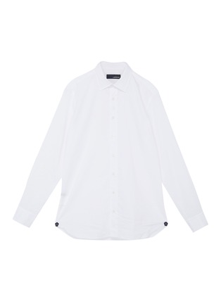 Main View - Click To Enlarge - LARDINI - Dante' point collar shirt