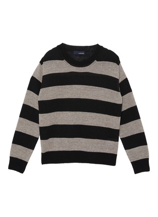 Main View - Click To Enlarge - LARDINI - Colourblock stripe sweater
