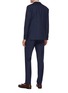 Back View - Click To Enlarge - LARDINI - Notch lapel wool suit