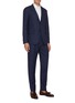 Front View - Click To Enlarge - LARDINI - Notch lapel wool suit