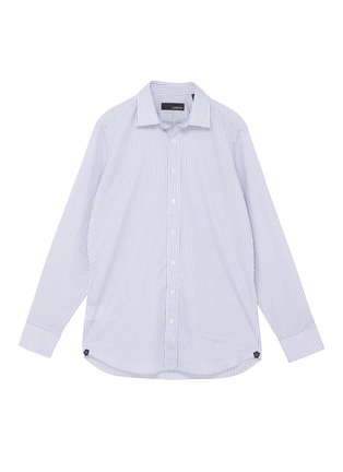 Main View - Click To Enlarge - LARDINI - Dante' stripe point collar shirt
