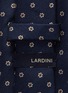 Detail View - Click To Enlarge - LARDINI - All-over Floral Jacquard Silk Linen Blend Tie