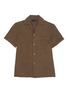 Main View - Click To Enlarge - LARDINI - 'Gian' linen cotton blend Cuban shirt