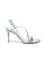 Main View - Click To Enlarge - GIANVITO ROSSI - 'Manhattan 85' Asymmetric Strap Heeled Sandals