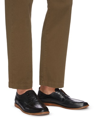 Figure View - Click To Enlarge - ANTONIO MAURIZI - 'TODI' Laceless Leather Derby Shoes