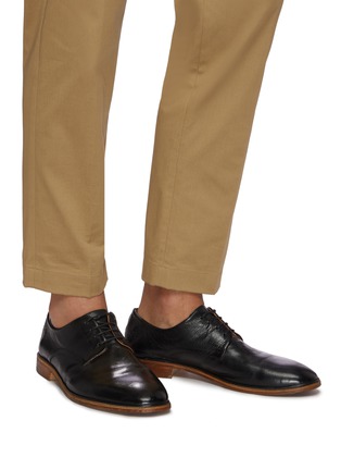 Figure View - Click To Enlarge - ANTONIO MAURIZI - 'Todi' leather derby shoes