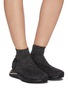 Figure View - Click To Enlarge - SALVATORE FERRAGAMO - 'GARDENA' Ankle Sock Sneakers