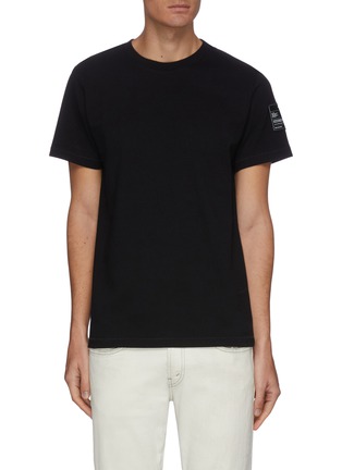 Main View - Click To Enlarge - HELMUT LANG - Logo patch cotton T-shirt