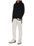 Figure View - Click To Enlarge - HELMUT LANG - Logo embroidered hoodie