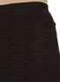 Detail View - Click To Enlarge - BOTTEGA VENETA - Pompom Embellished Tassel Fringe Cotton Mesh Mini Skirt