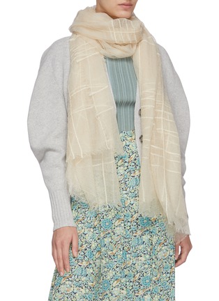 Figure View - Click To Enlarge - JOVENS - 'Loopie' cashmere scarf