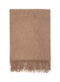 Detail View - Click To Enlarge - JOVENS - Fringed cashmere scarf