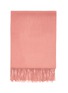 Detail View - Click To Enlarge - JOVENS - Fringed cashmere scarf